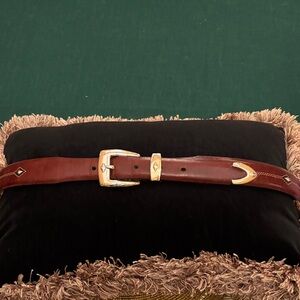 Men's Brighton Brown Leather Belt